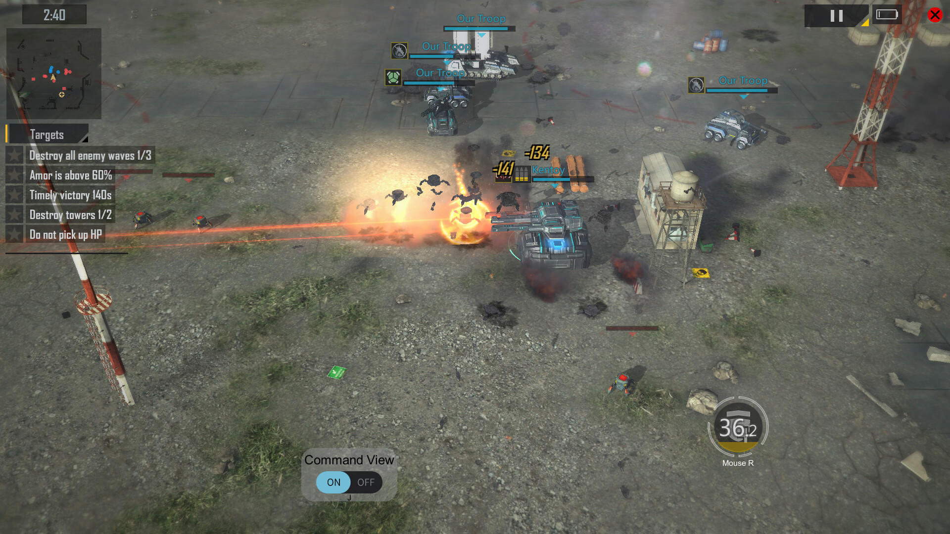 DeathGearX ゲームのスクリーンショット