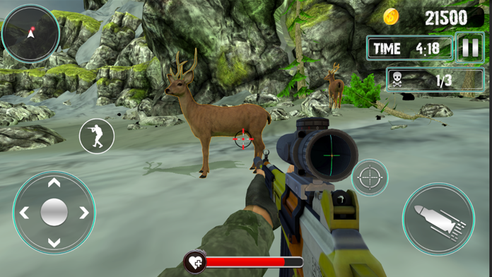Wild Animal Hunting Game ภาพหน้าจอเกม