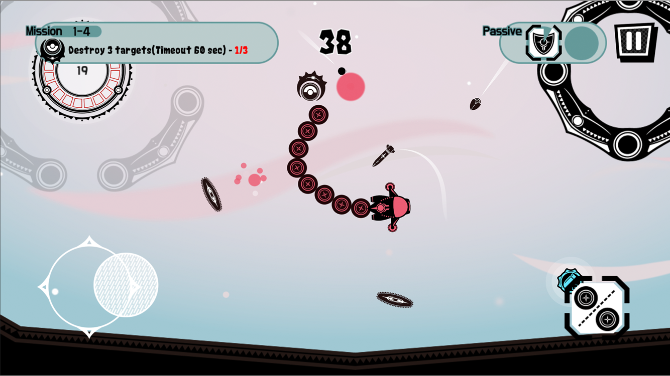 Captura de Tela do Jogo TailBomb - New birth of Snake