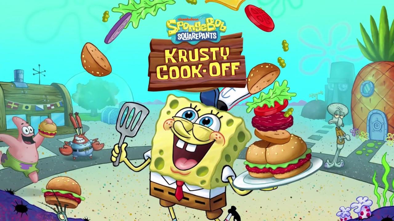 Screenshot of the video of SpongeBob: Krusty Cook-Off