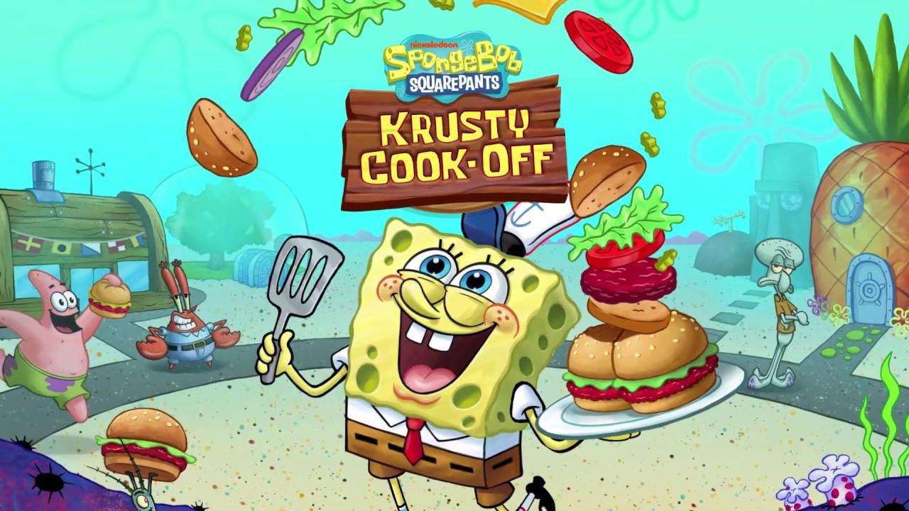 Screenshot of the video of SpongeBob: Krusty Cook-Off