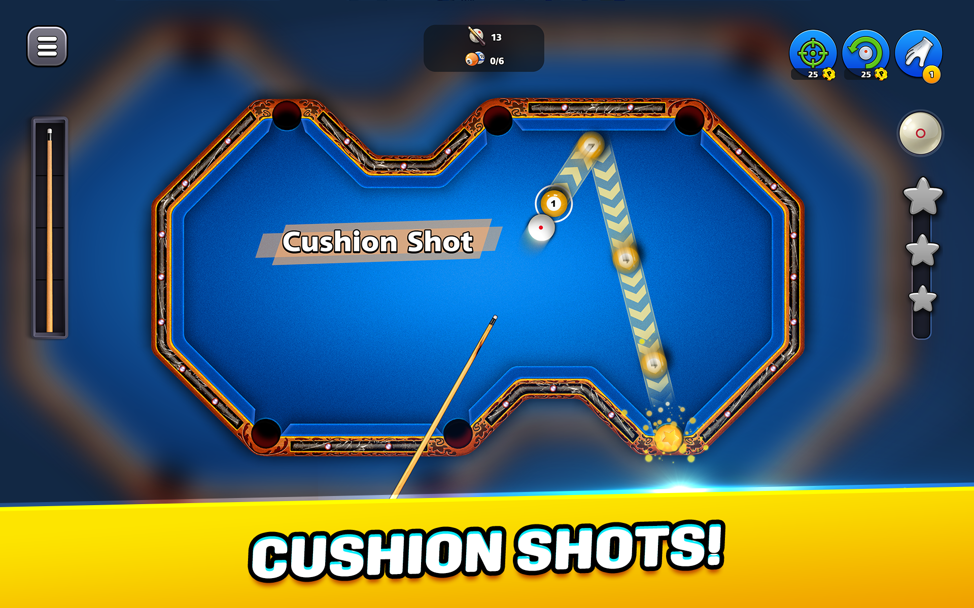 Pool Trickshots Billiard Game Screenshot