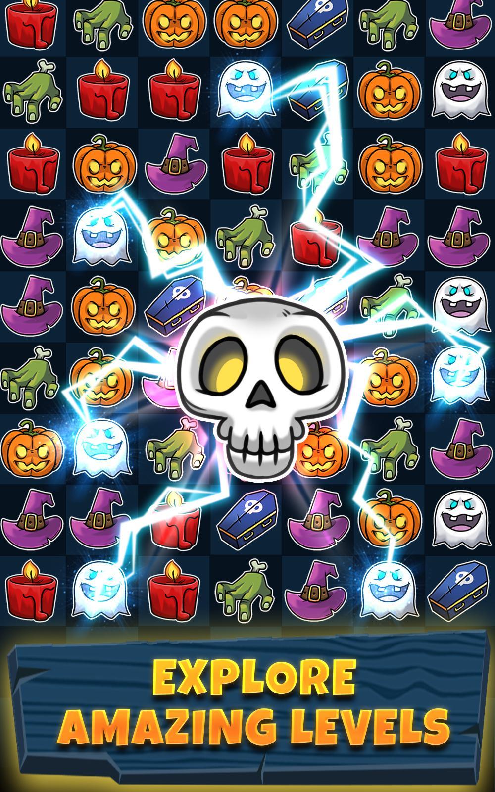 Halloween Match 3 게임 스크린샷