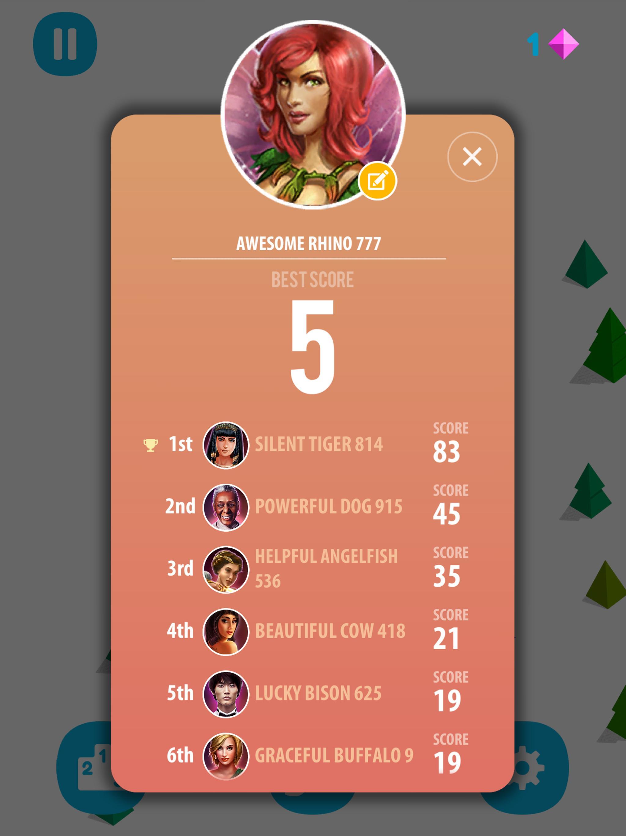 Screenshot of Huuuge Santa Ski