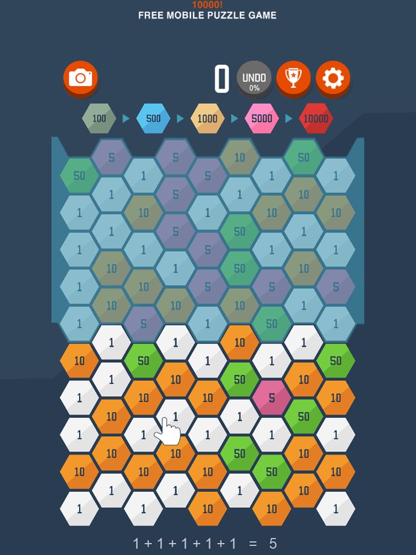 10000! - puzzle (Big Maker) screenshot game