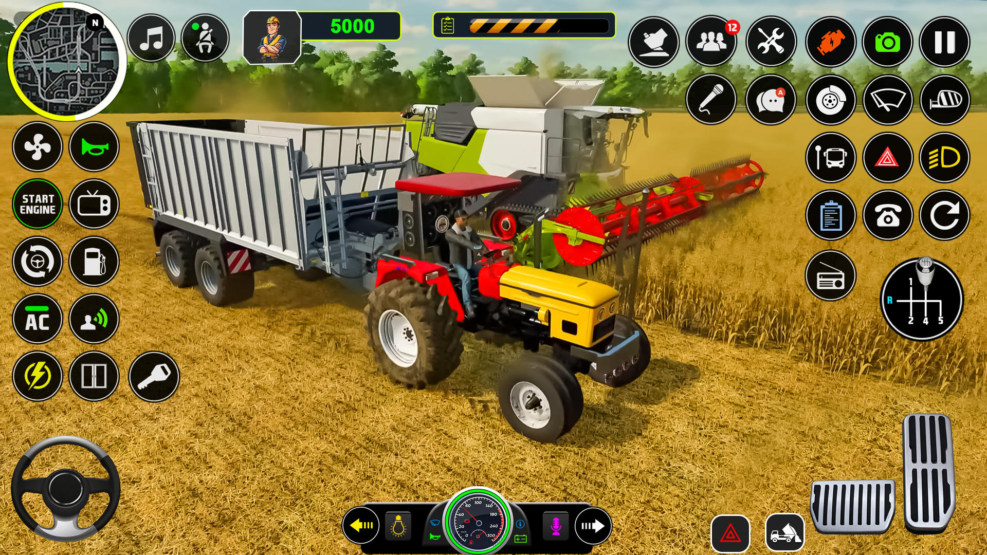 Screenshot of Indian Tractor Farming Games