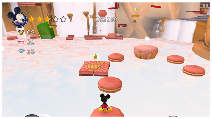 ミッキーマウス　キャッスル・オブ・イリュージョン ภาพหน้าจอเกม
