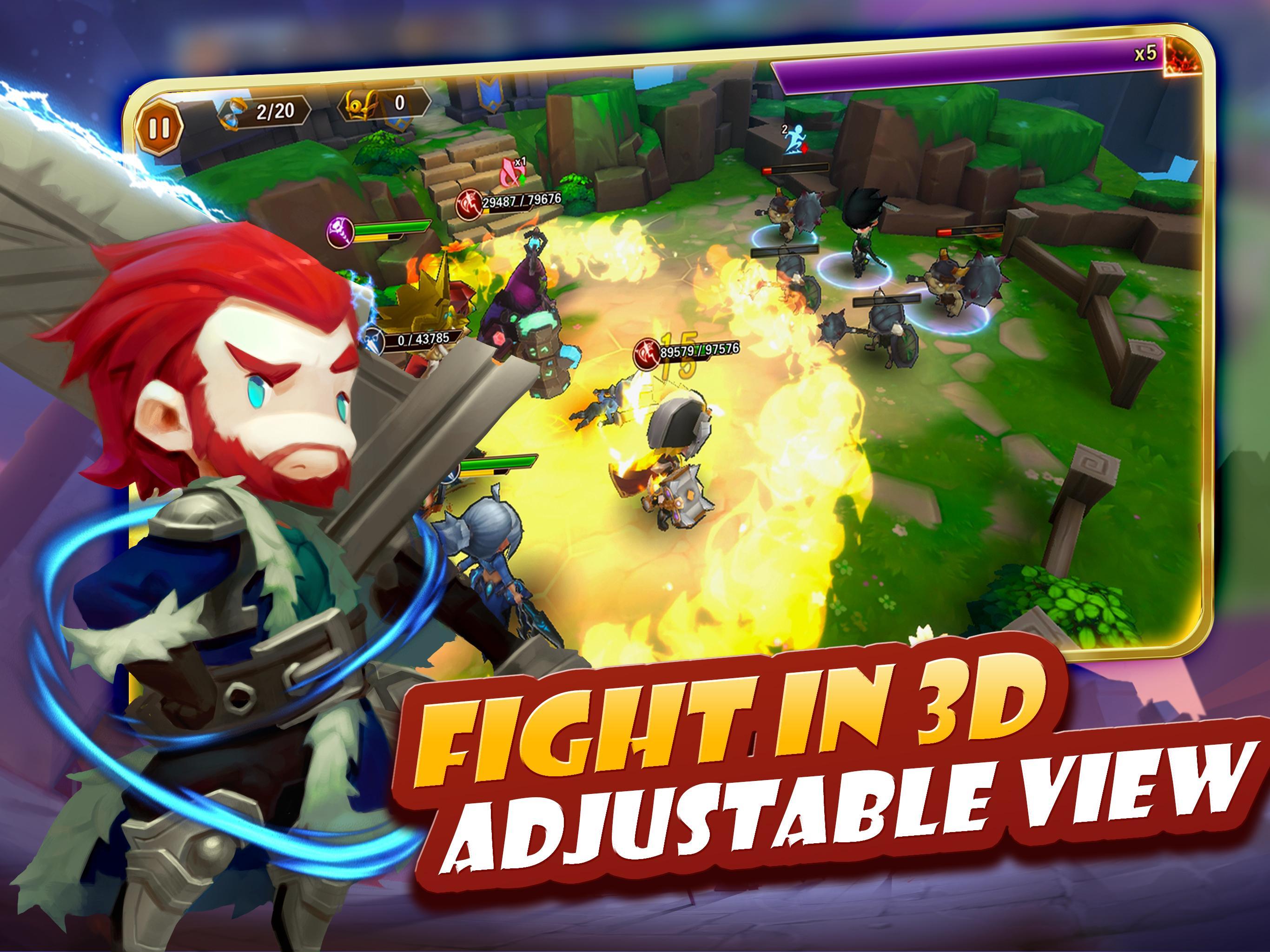 Final Destiny: Summoners' Fantasy Wars 3D MMORPG Game Screenshot