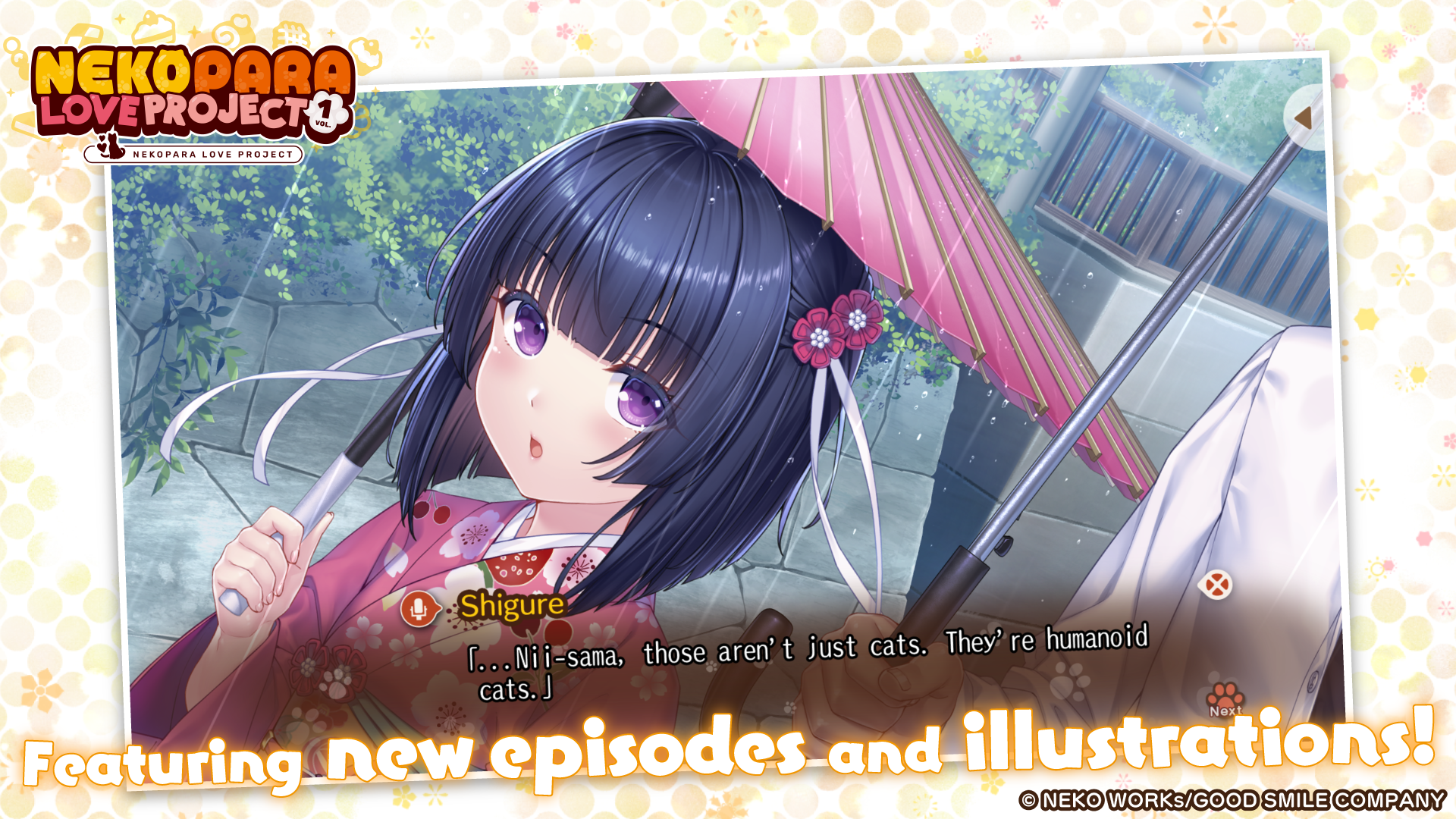 Nekopara Love Project Vol.1 Game Screenshot