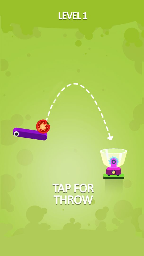 Screenshot of Fruit Slash: throw fruits and make smoothie
