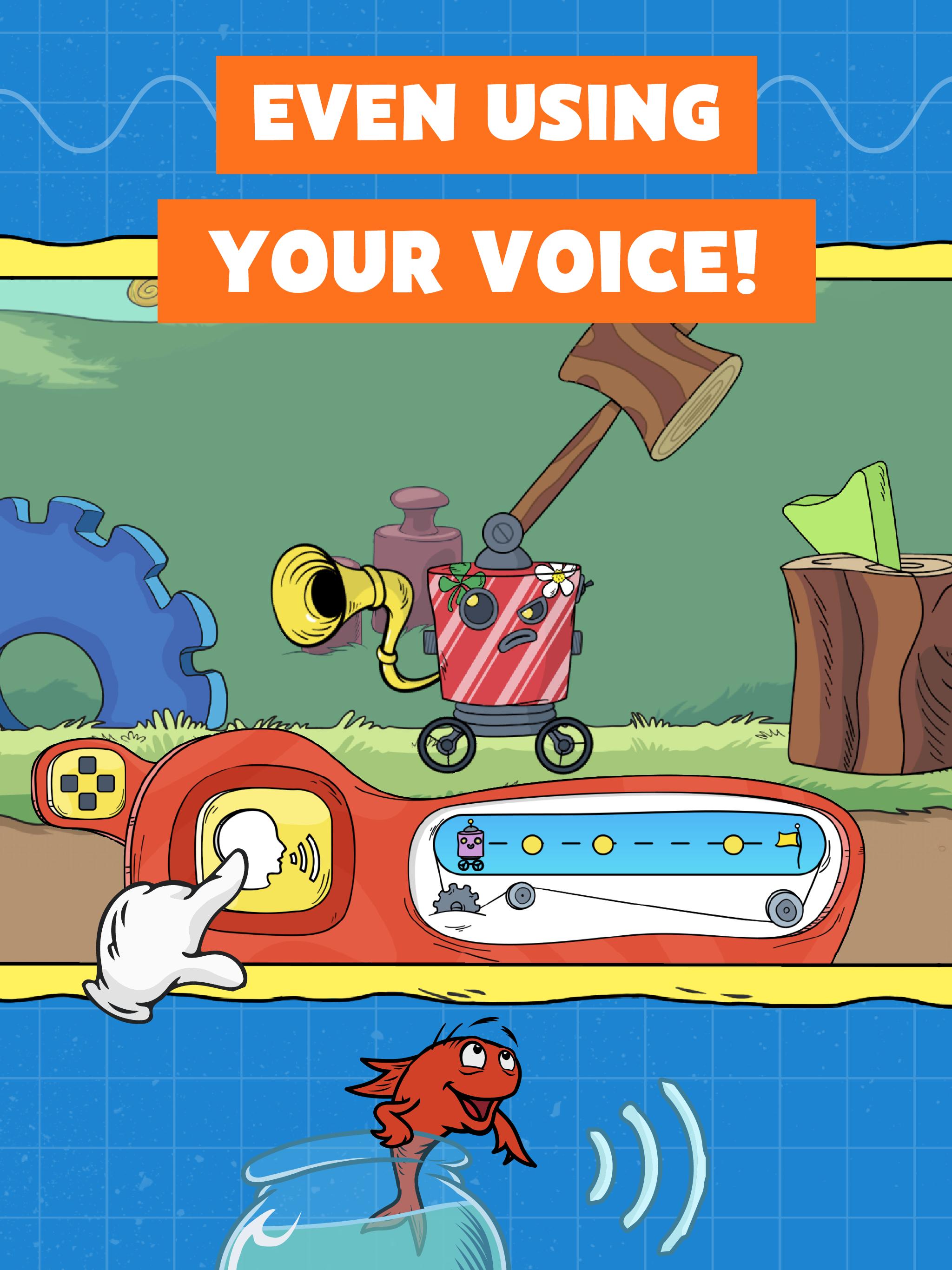 Скриншот игры The Cat in the Hat Invents: PreK STEM Robot Games