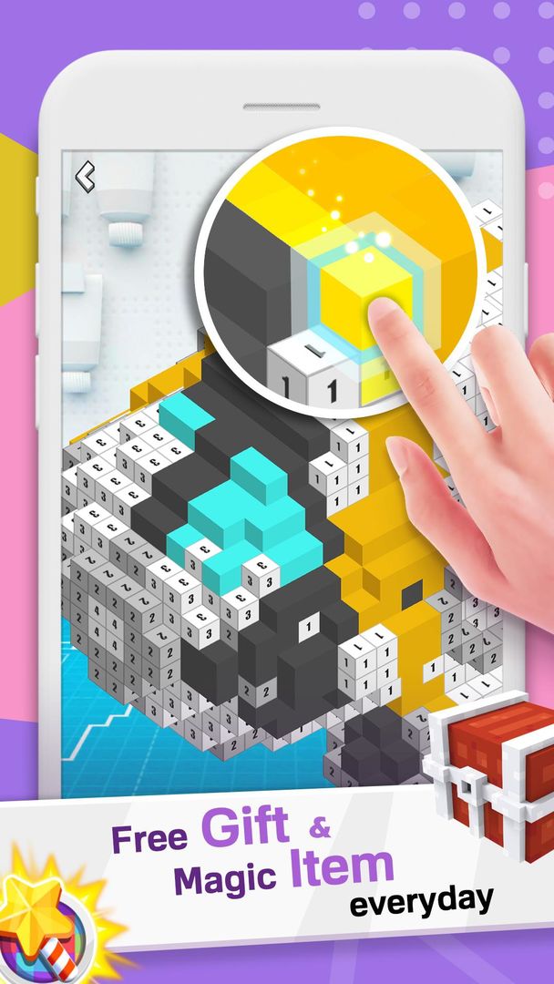Voxel Doodle - Color By Number ภาพหน้าจอเกม