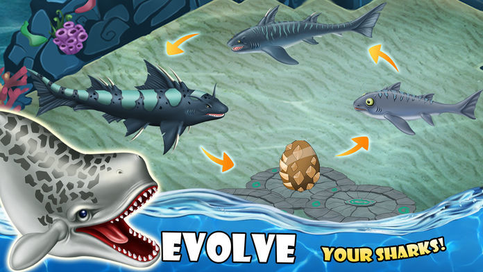 Screenshot of SHARK WORLD -water battle game