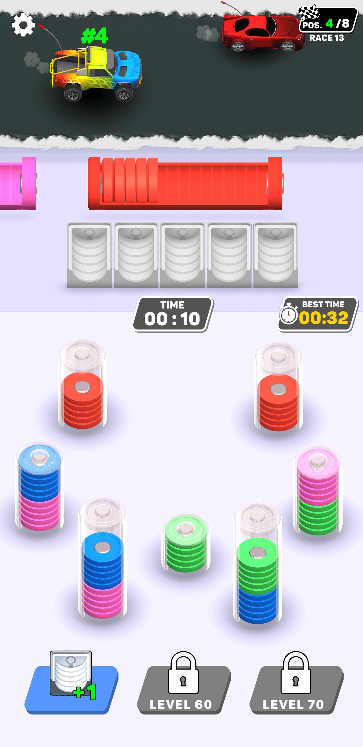 Battery Pile 3D Game Screenshot