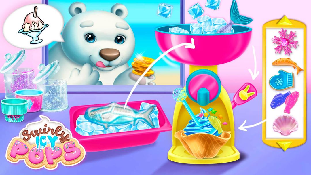 Screenshot of Swirly Icy Pops