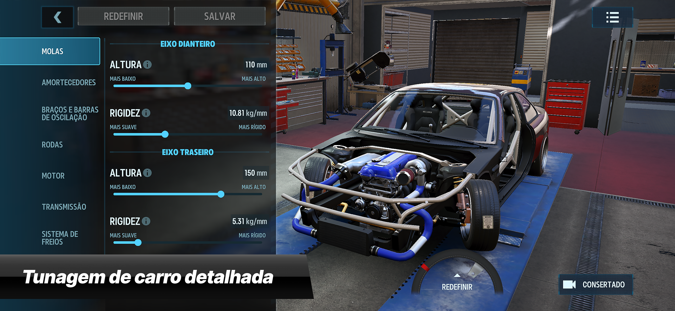 Captura de Tela do Jogo CarX Drift Racing 3