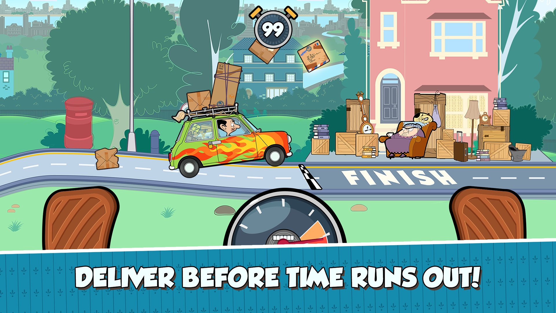 Mr Bean - Special Delivery Game Screenshot