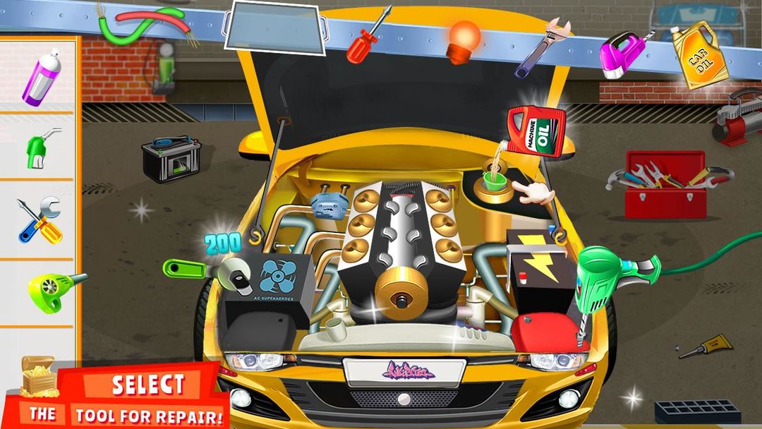Car Mechanic Station: Free Games 게임 스크린 샷