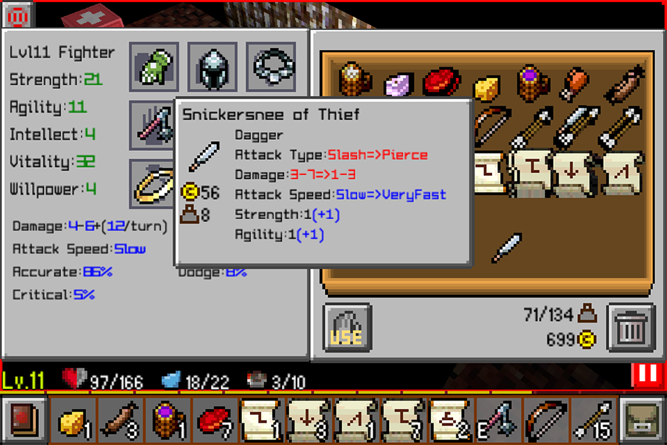 Rogue Saga ภาพหน้าจอเกม