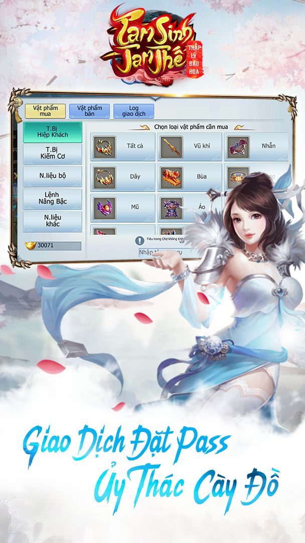 Screenshot of Tam Sinh Tam Thế Mobile