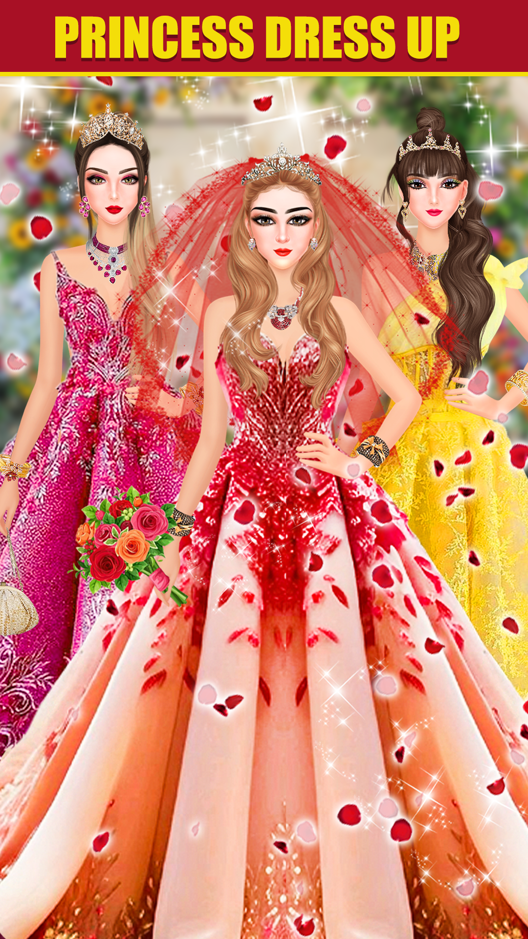 Barbie dress up games wedding princess online