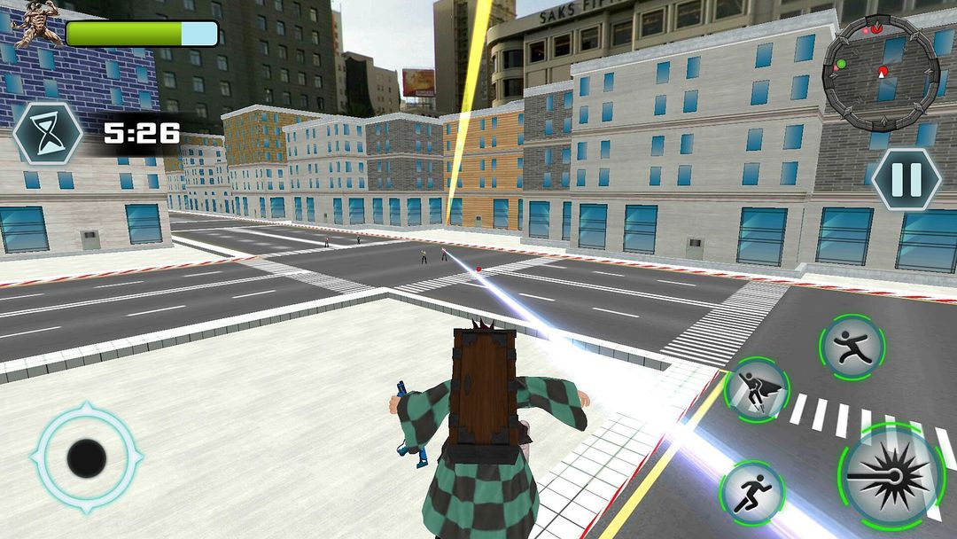 Screenshot of Tanjiro Battle Of Demon slayer