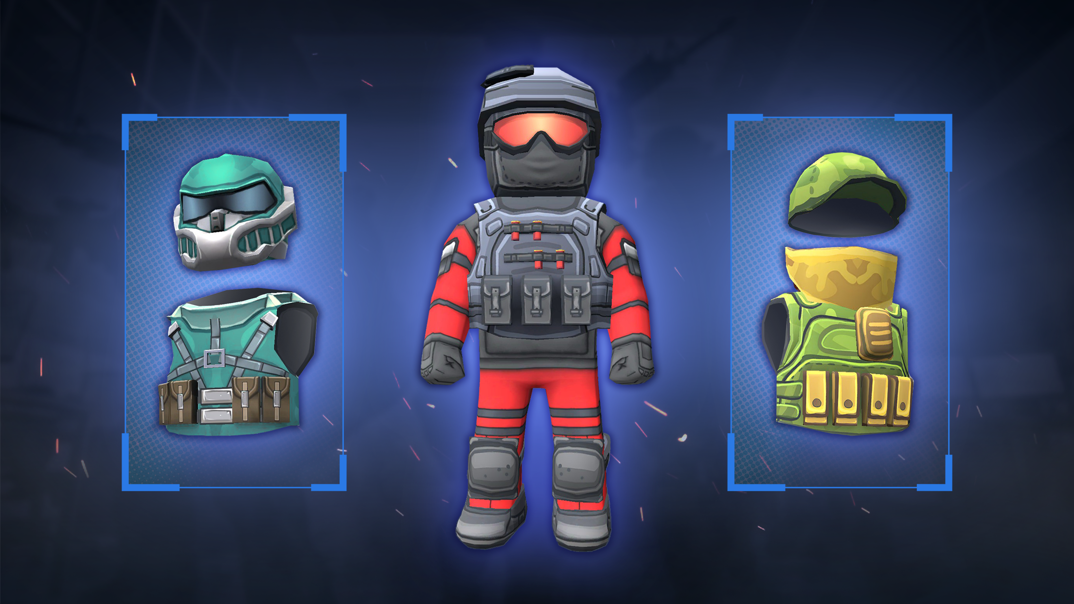 Captura de Tela do Jogo KUBOOM 3D: jogos de tiros FPS