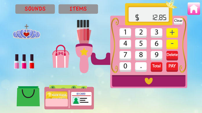 Princess Cash Register Full Game Screenshot