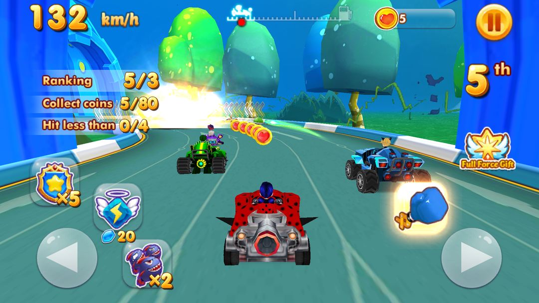 3D ladybug Go Kart: Buggy Kart Racing ภาพหน้าจอเกม