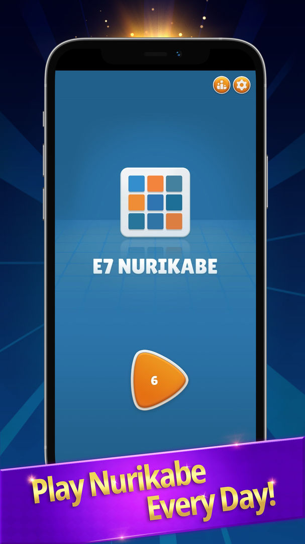 Screenshot of E7 Nurikabe - Brain Teaser