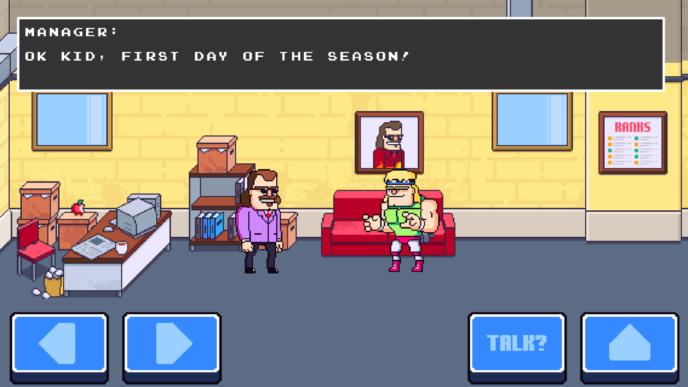 Rowdy City Wrestling screenshot game