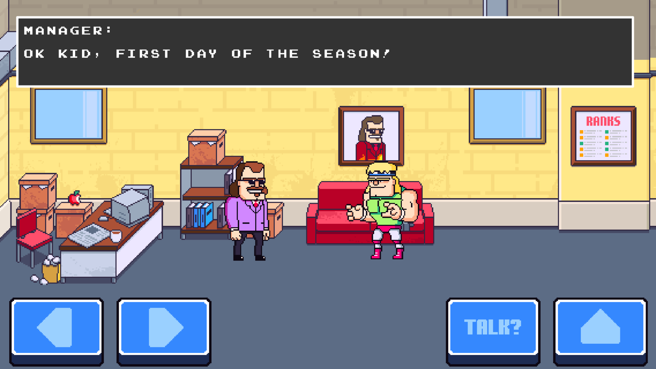 Rowdy City Wrestling Game Screenshot