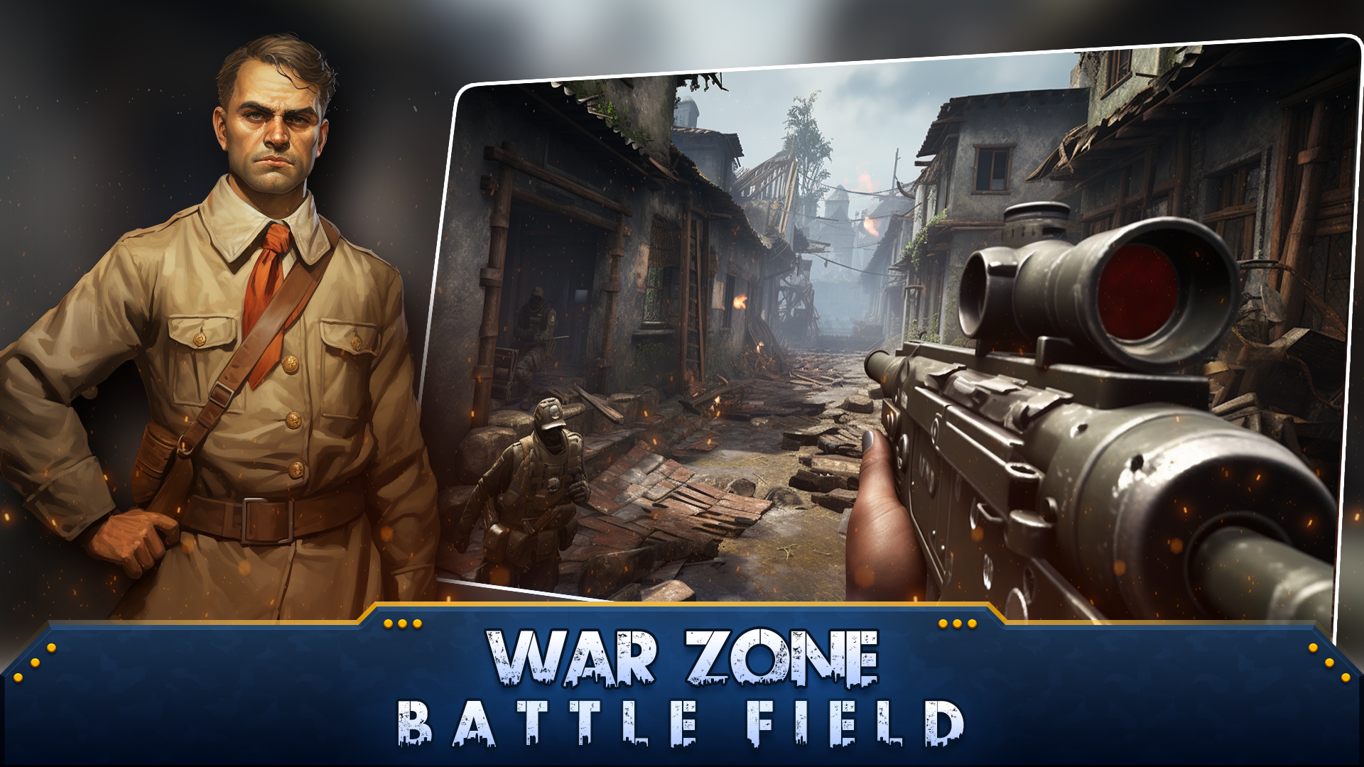 War Zone Soldier: Battle Royale Shooter