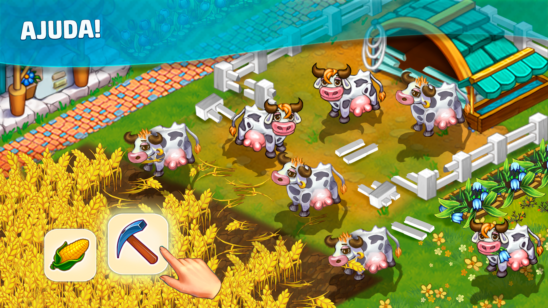 Captura de Tela do Jogo Harvest Land