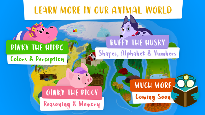 Pinky the Hippo: In the Wild Game Screenshot