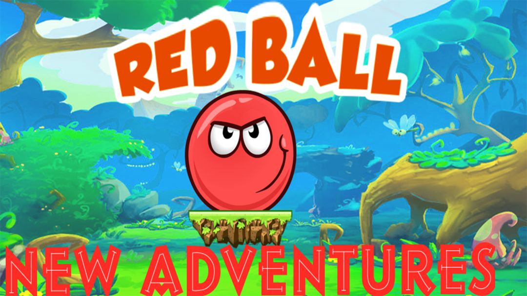 Screenshot of Super Red Ball Adventures,jump,bounce,roll