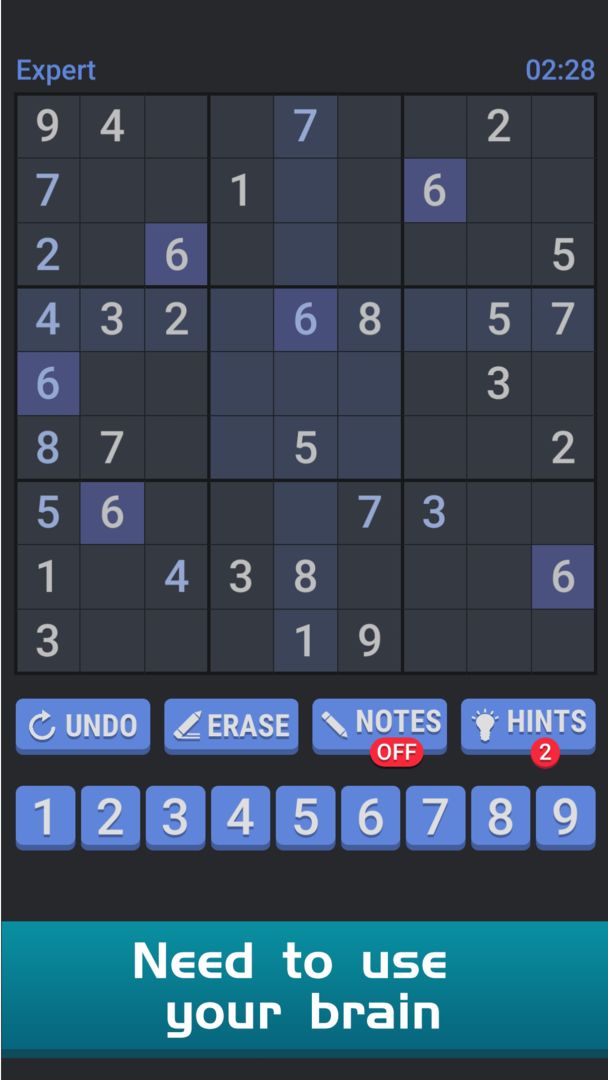 Sudoku Free Puzzle - เกมออฟไลน์จำนวนสมอง ภาพหน้าจอเกม