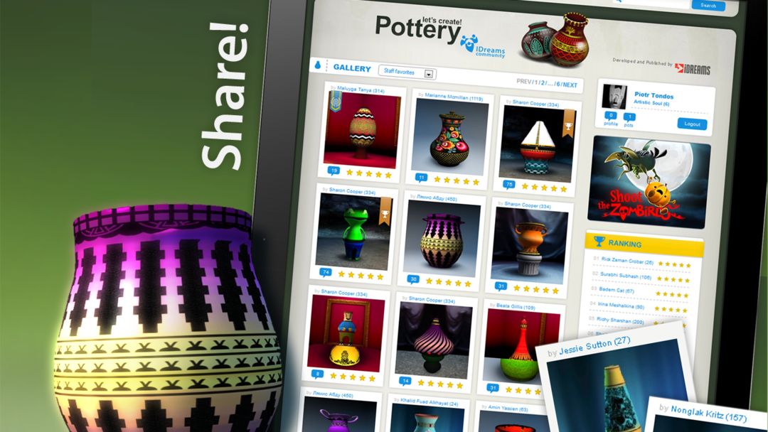 Let's Create! Pottery Lite screenshot game
