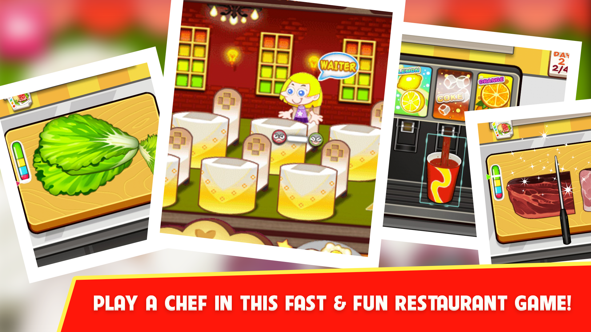 Restaurant Story: Cooking Rush Game Screenshot