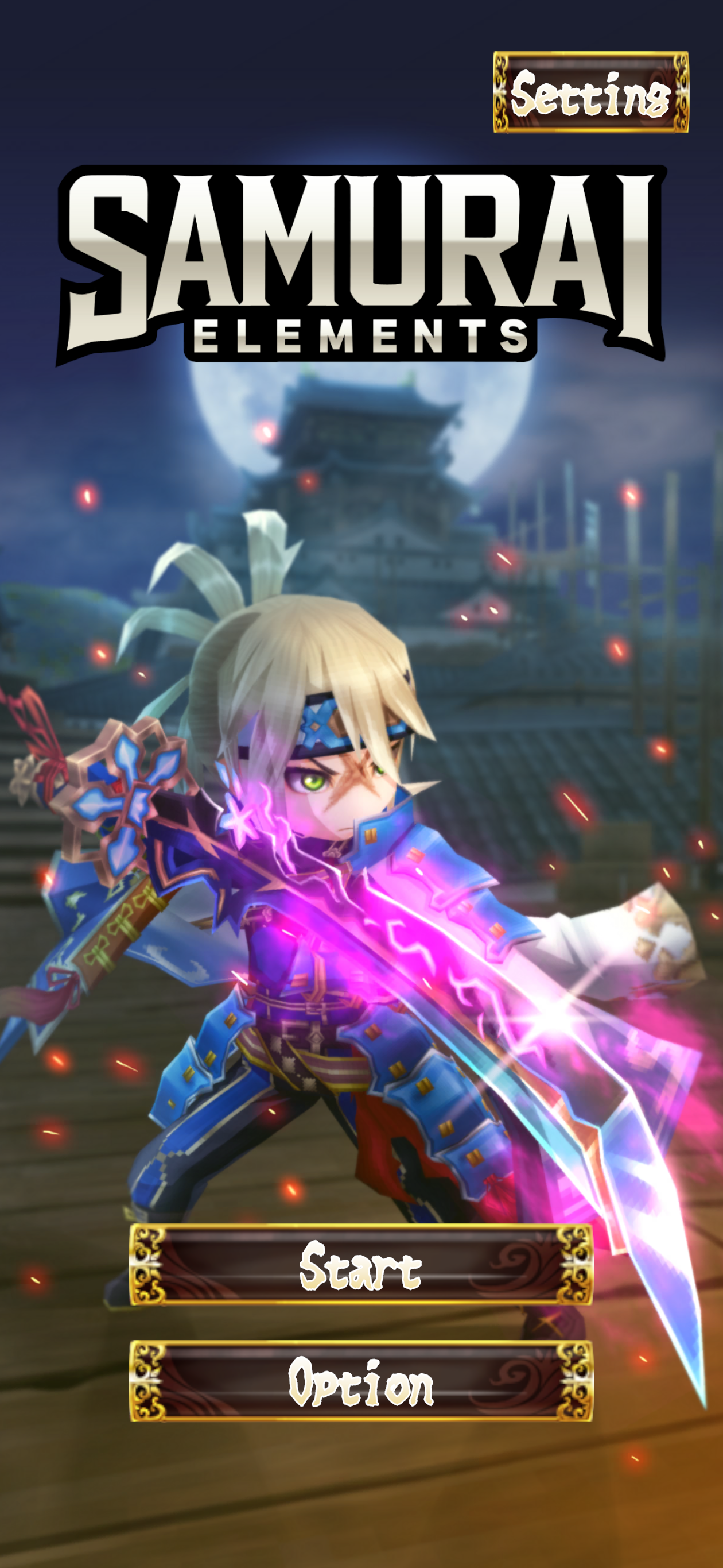 SAMURAI ELEMENTS-JAPAN Action Game Screenshot