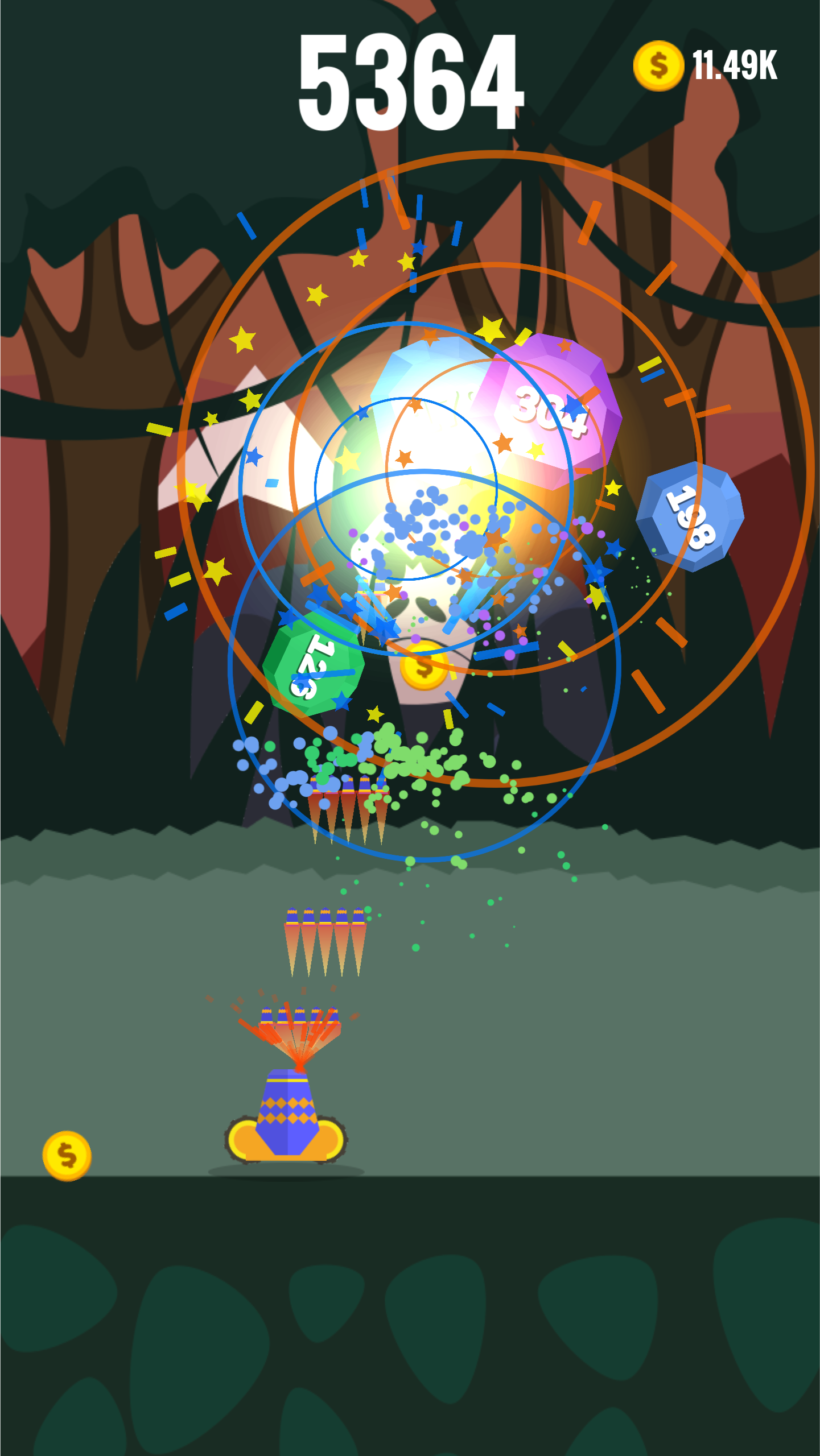 Cuplikan Layar Game Blast  Balls Legend