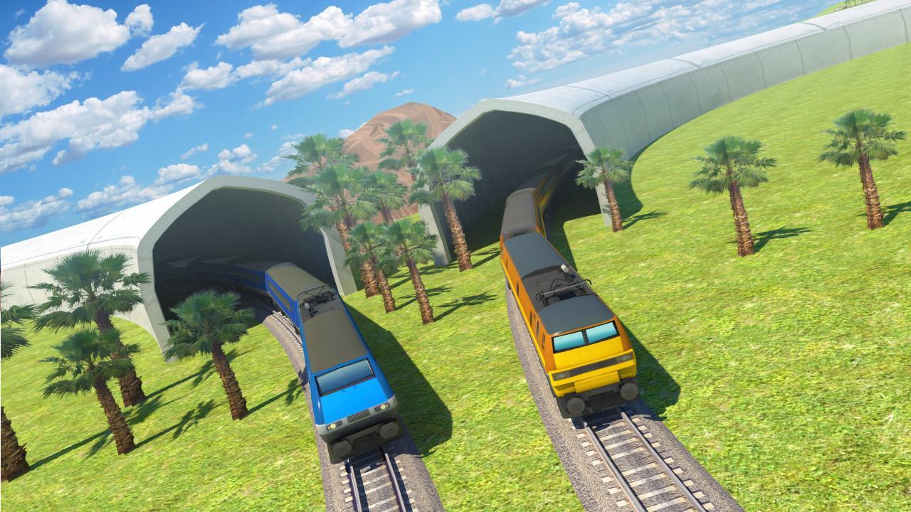 Euro Train Driver 3D: Russian Driving Simulator Game Screenshot