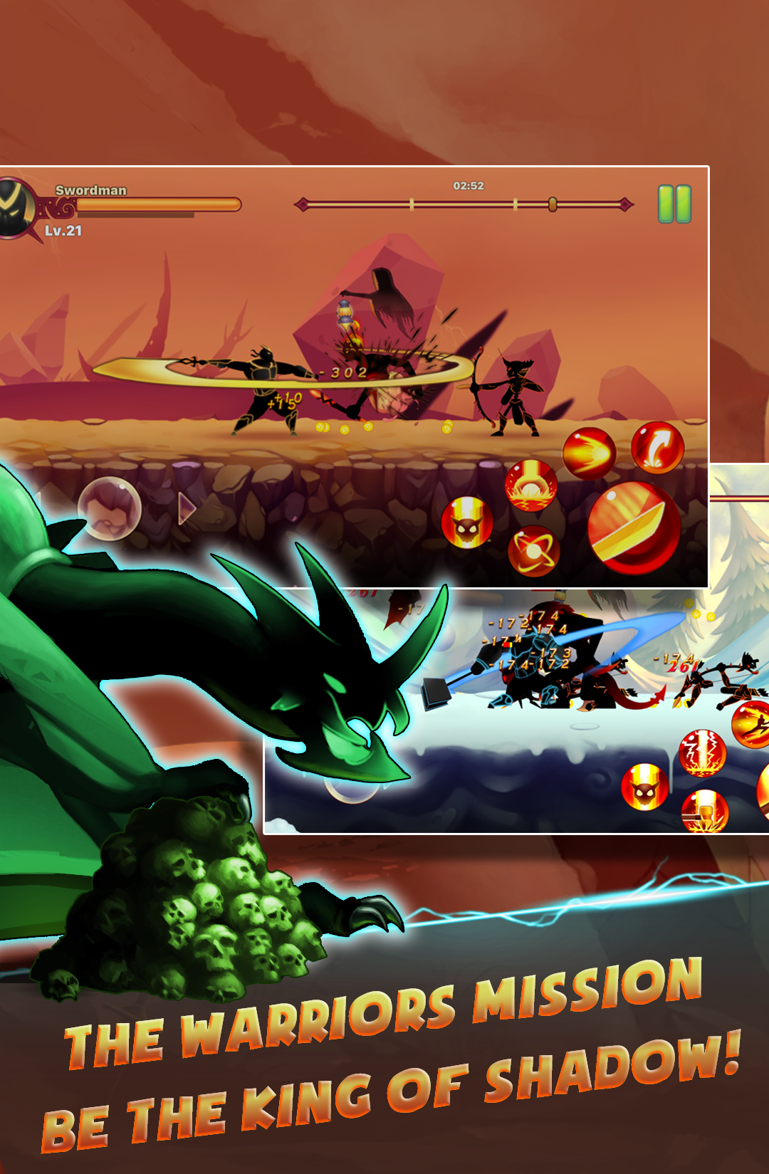 Stickman Ninja : Legends Warrior - Shadow Game RPG Game Screenshot