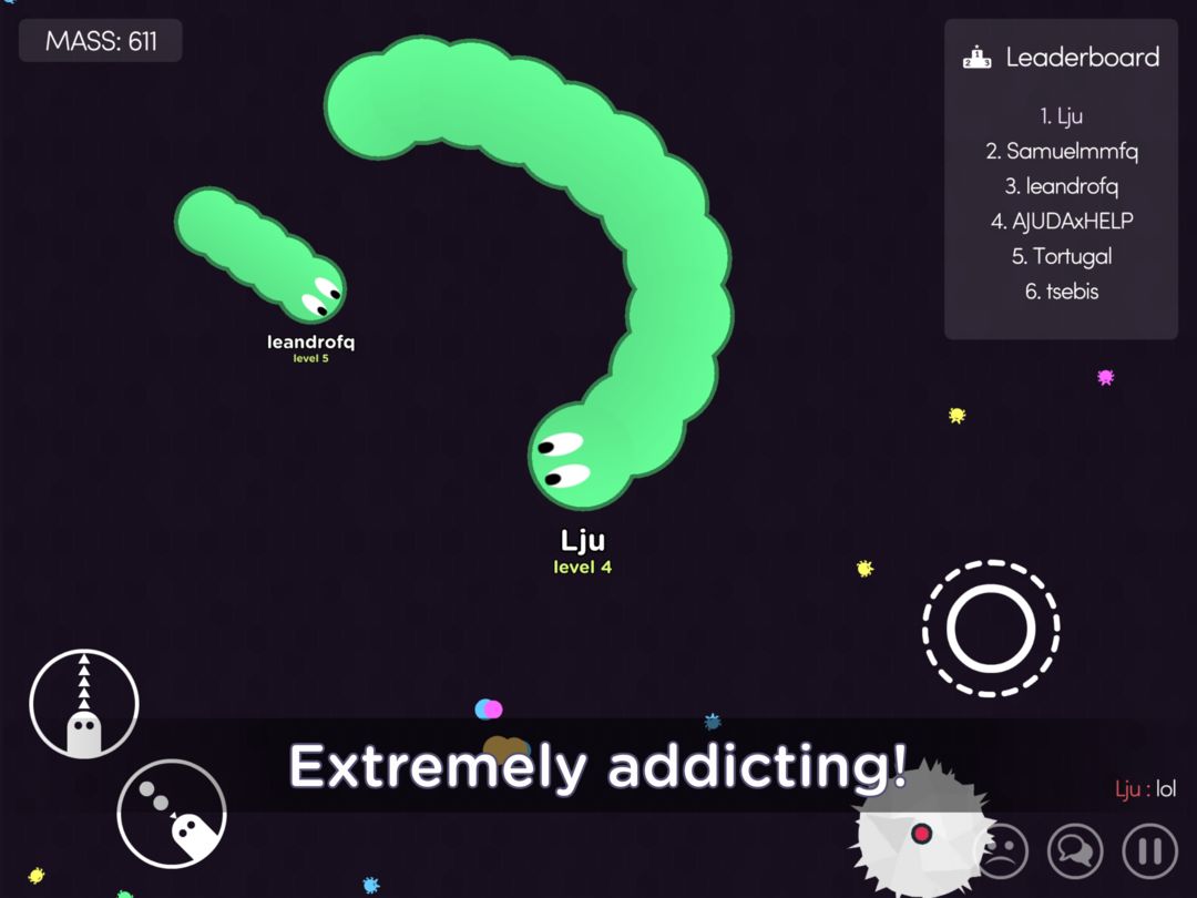 Screenshot of Worm.is: The Game