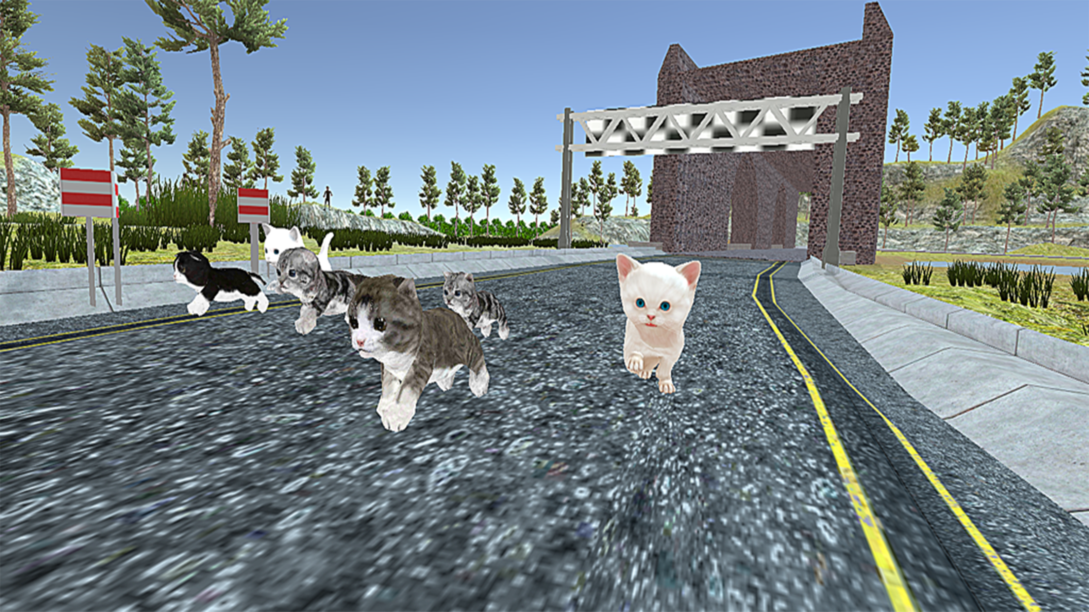 Kitten Cat Craft Racing:Cute Cat World Tournament 게임 스크린 샷