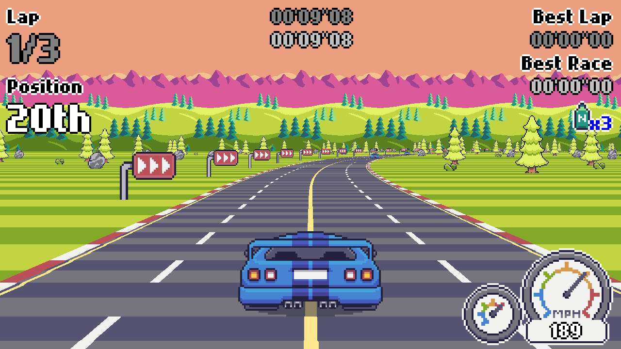 Cuplikan Layar Game Steel Racer