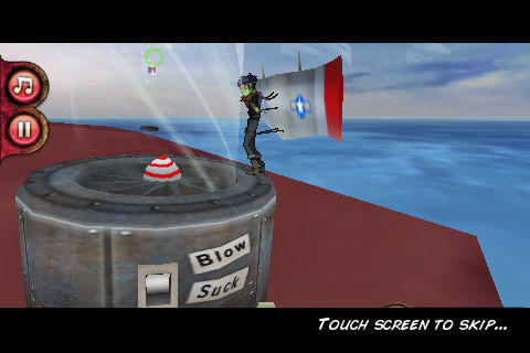 Screenshot 1 of Gorillaz - Melarikan diri ke Pantai Plastik 