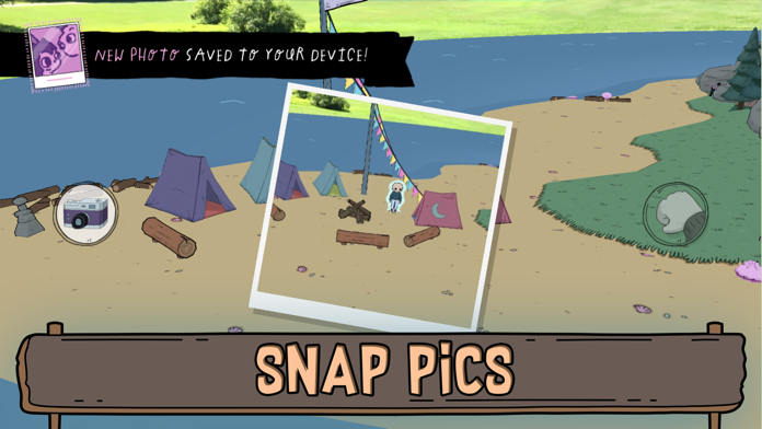 Summer Camp Island AR Game Screenshot