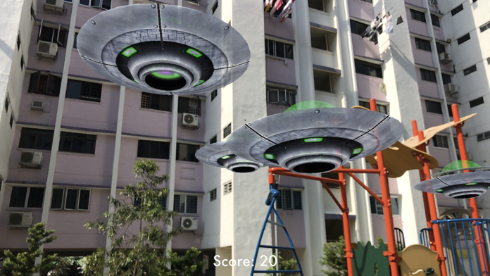 AR 侵略者 Game Screenshot