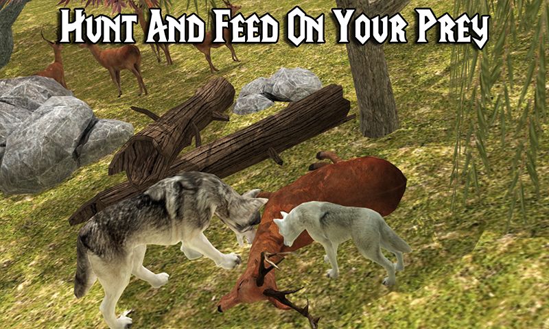 Wild Wolf Adventure Simulator ภาพหน้าจอเกม